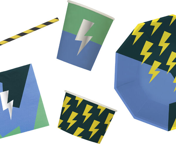 folia party-box 'Boys', 42-delig