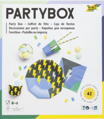 folia party-box 'Boys', 42-delig