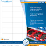 HERMA folie-etiketten SPECIAL, 48,3 x 25,4 mm, 20 vel A4, verwijderbaar, wit, mat