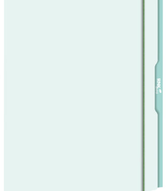 RNK Verlag tekeningenmap 'Cool Mint', DIN A4, mintgroen