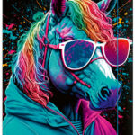 RNK Verlag tekeningenmap 'Neon', karton, DIN A4