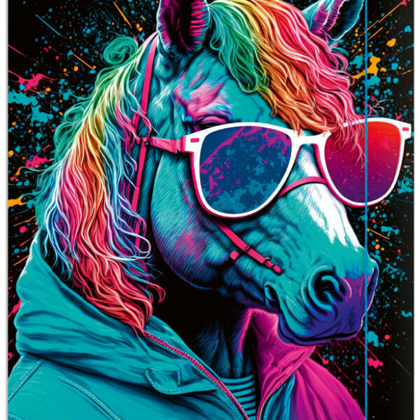 RNK Verlag tekeningenmap 'Neon', karton, DIN A4