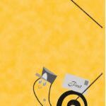 RNK postmap ´Slakkenpost´ met elastieksluiting, geel