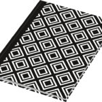 RNK Verlag notitieboekje ´Black & White Rhombus´, DIN A5, gepunt
