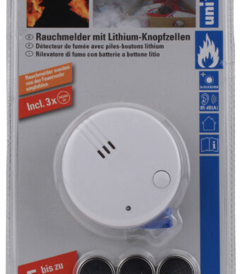 uniTEC rookmelder CE mini, wit, alarmsignaal: ca. 85 dB