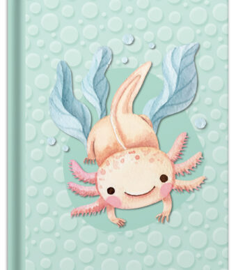 RNK Verlag notitieboek 'Axolotl', DIN A5, 96 vel, geruit