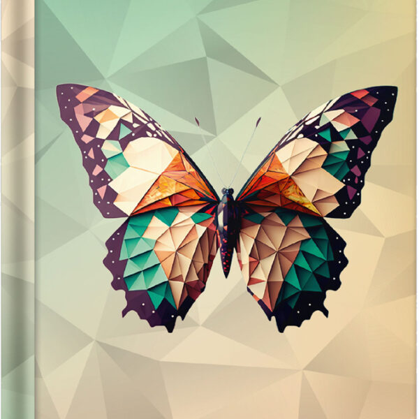 RNK Verlag notitieboek 'Vlinder', DIN A5, geruit