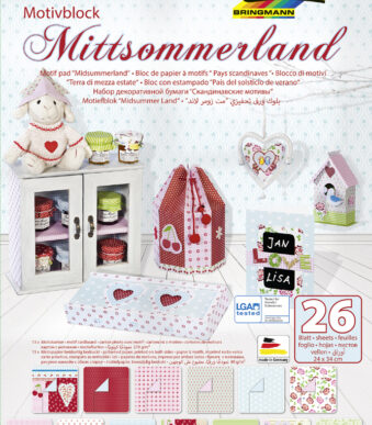 folia motiefblok 'Midzomerland', 240 x 340 mm, 26 vel