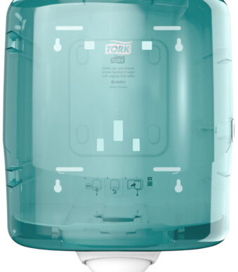 TORK Reflex binnen-afroldispenser voor poetspapier, turquoise