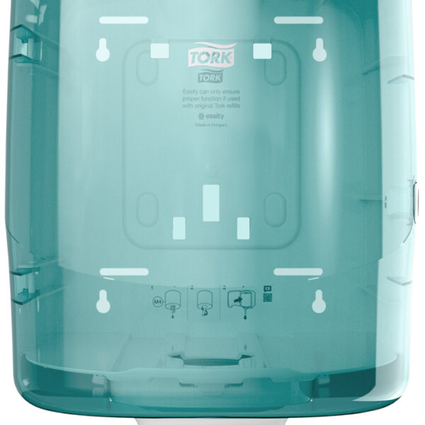 TORK Reflex binnen-afroldispenser voor poetspapier, turquoise