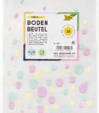 folia blokbodemzak ´Stippen´, maat: (B)145 x (H)235 mm