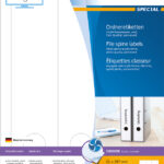 HERMA ordnerrug-etiketten SPECIAL, 297 x 61 mm, wit