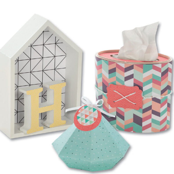 folia motiefblok 'Geometrie', 240 x 340 mm, 20 vel