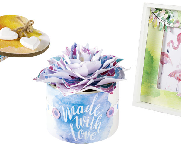 folia motiefblok 'Aquarel', 240 x 340 mm, 20 vel