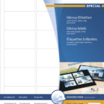 HERMA hoogglans-etiketten SPECIAL, 63,5 x 38,1 mm, 25 vel A4, permanent, wit