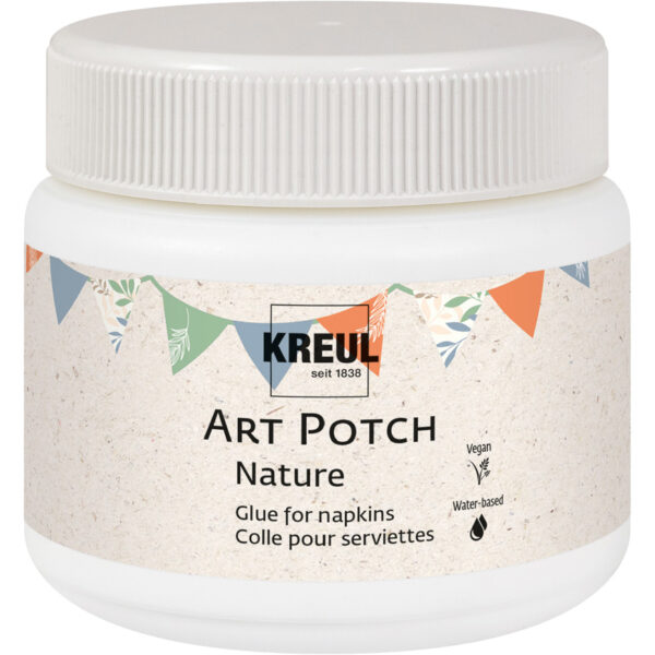 KREUL servettenlak en lijm ART POTCH Nature, 150 ml