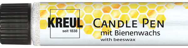 KREUL kaarsenpen, glitter-zilver, 29 ml