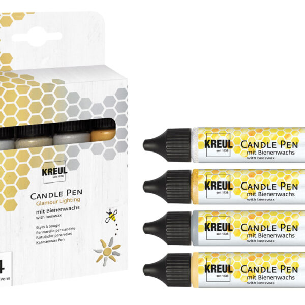 KREUL Candle Pen 'Glamour Lighting', set van 4