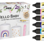 KREUL Candle Pen 'Hello Baby', set van 6