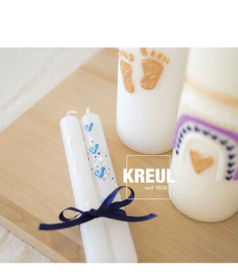 KREUL Candle Pen 'Hello Baby', set van 6