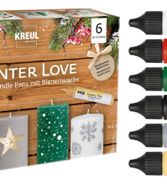 KREUL Candle Pen 'Winter Love', set van 6