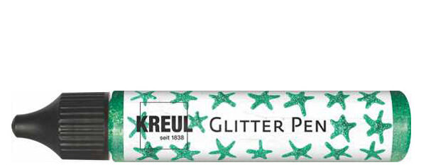 KREUL Glitter Pen, groen, 29 ml