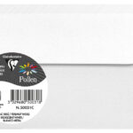 Pollen by Clairefontaine envelop 90x140 mm, parelmoer-wit, 120 g/m²