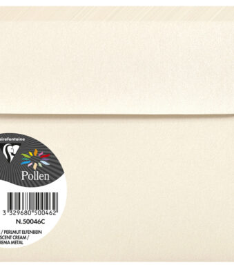 Pollen by Clairefontaine envelop 114 x 162 mm, parelmoer-ivoor, 120 g/m²