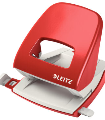 LEITZ perforator Nexxt 5008, ponscapaciteit: 30 vel, rood