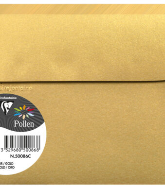 Pollen by Clairefontaine envelop C6, 120 g/m2, goud