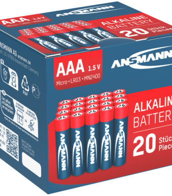 ANSMANN alkaline batterij ´RED´, Micro AAA, 20 op blister