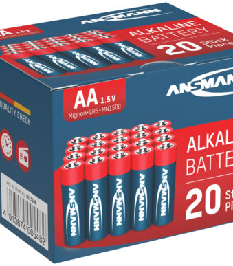 ANSMANN alkaline batterij ´RED´, Mignon AA, 20 op blister