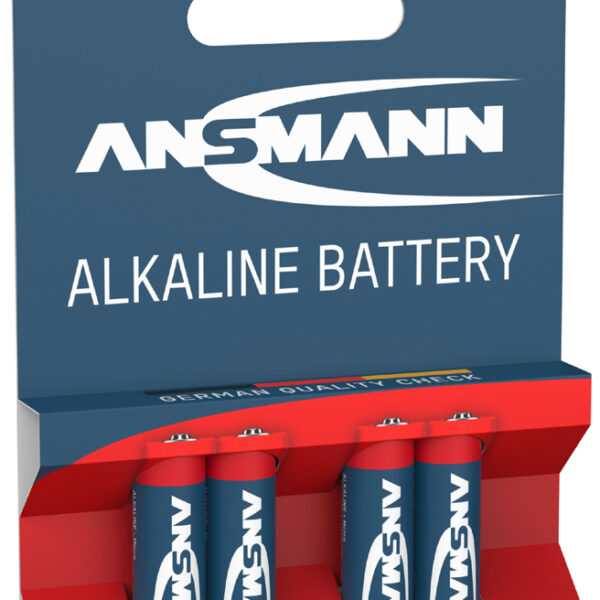ANSMANN alkaline batterij ´RED´, Micro AAA, 4 op blister