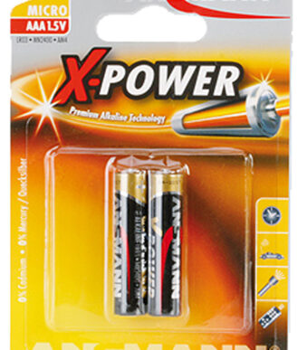 ANSMANN alkaline batterij ´X-Power´, Micro AAA, 2 op blister