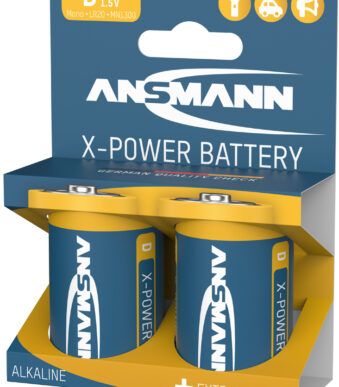 ANSMANN alkaline batterij ´X-Power´, Mono D, 2 op blister