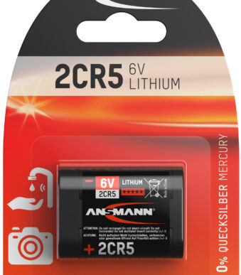 ANSMANN Lithium batterij 2CR5, 6 Volt, blister