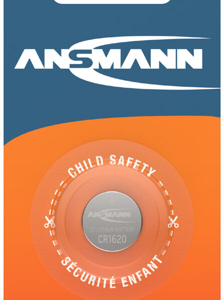 ANSMANN Lithium knoopcelbatterij/knoopbatterij ´CR1620´, 3,0 Volt, 1 op blister