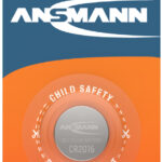 ANSMANN Lithium knoopcelbatterij/knoopbatterij ´CR2016´, 3,0 Volt, 1 op blister