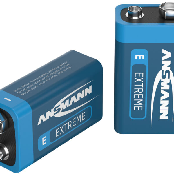 ANSMANN EXTREME LITHIUM 9V E-blok (6AM6), 10,8V, 600 mAh