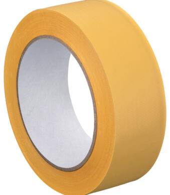 WESTEX stucadoorstape PVC geribbeld, 38 mm x 33 m, geel