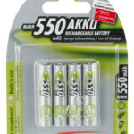 ANSMANN maxE NiMH batterij, Micro AAA, 4 stuks op blister, 550 mAh
