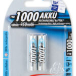 ANSMANN NiMH oplaadbare batterij Premium, Micro AAA, 1.000 mAh, 2 op blister