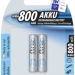 ANSMANN NiMH oplaadbare batterij maxE, Micro (AAA) 800 mAh, 2 op blister