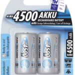 ANSMANN NiMH oplaadbare batterij max E, Baby (C), 4.500 mAh, 2 op blister
