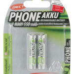 ANSMANN maxE NiMH batterij, Micro AAA, 550 mAh, 2 stuks op blister