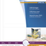 HERMA DVD-inlegkaart, voor DVD-dozen, 183,0 x 273,0 mm, 25 vel A4, wit