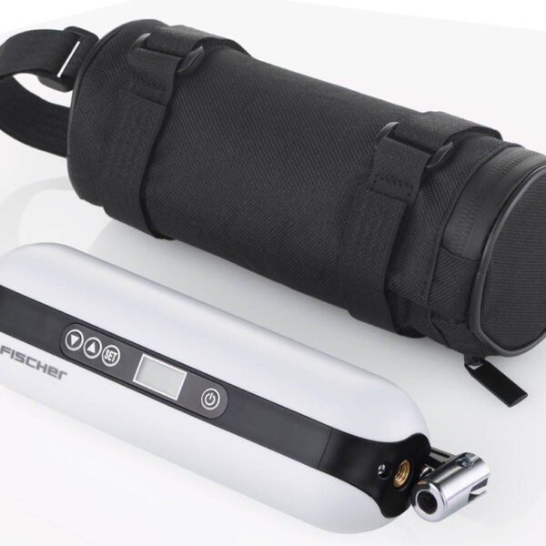 FISCHER accu-compressor met Powerbank en LED-zaklamp