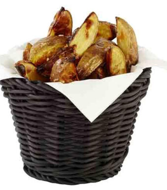 APS broodmand / fruitmand PROFI LINE, diameter: 130 mm, zwart