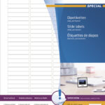 HERMA Dia-etiketten SPECIAL, 43,2 x 8,5 mm, 25 vel A4, permanent, wit