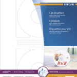 HERMA CD/DVD-etiketten SPECIAL, diameter: 116 mm, 25 vel A4, permanent, wit